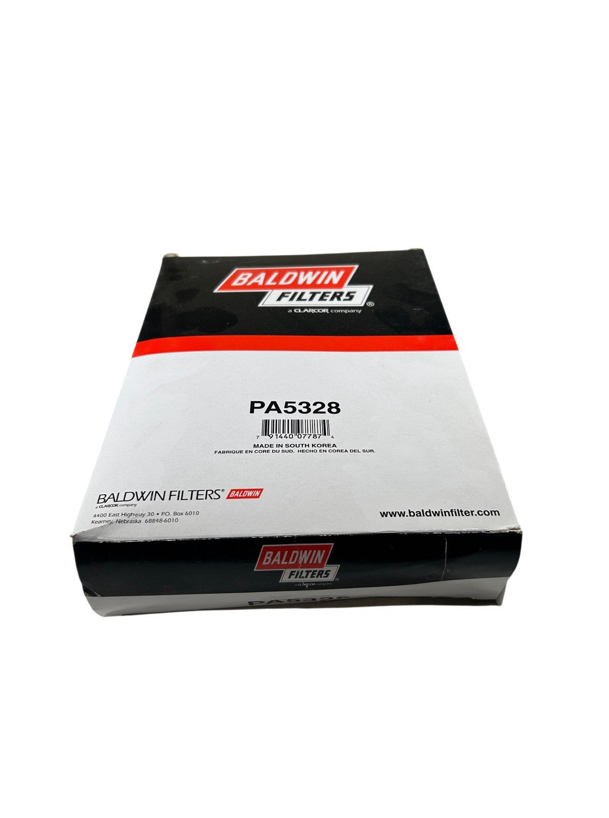 Baldwin PA5328 8-15/16" OAL x 2-1/8" OAH x 6-19/32" OAW Automotive Air Filter1