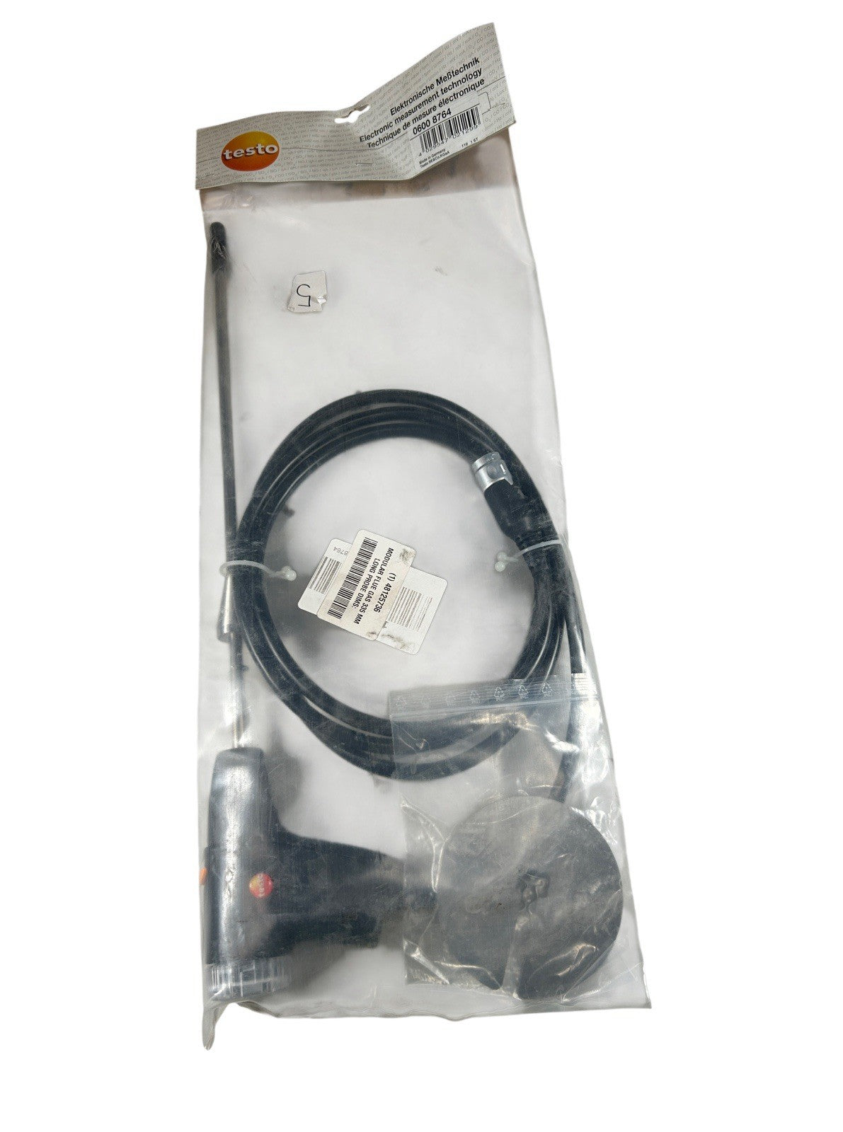 Testo 0600 8764 335 mm Dp x 8 mm Dia 1000°C Max Temp Modular Flue Gas Probe1