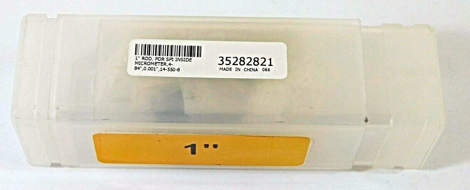 SPI 992-635-2 1" Painted Rod for 14-550-8 Tubular Micrometer -3
