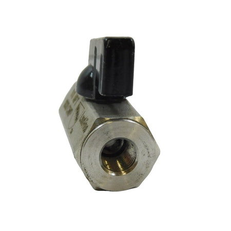 G-SSMF-18NL Mini Ball Valve Stainless Steel 1/8" FNPT Inline Full Port -2