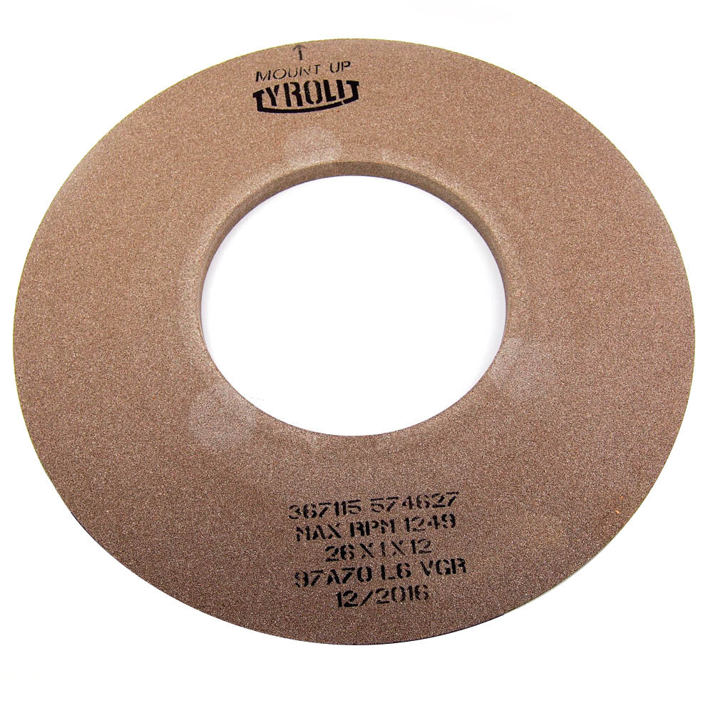 Tyrolit Grinding Wheel 26" x 1" x 12" 1249 Max RPM -1