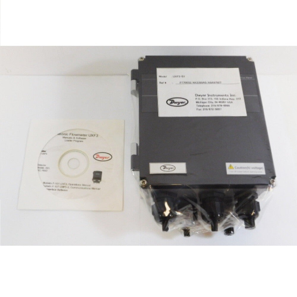 Dwyer UXF3-B1 20-30V 0-105 FPS Ultrasonic Flowmeter Converter -1