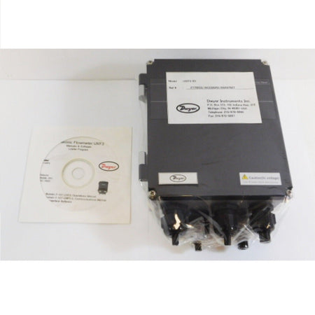 Dwyer UXF3-B1 20-30V 0-105 FPS Ultrasonic Flowmeter Converter -1