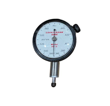 Barcor 90-2 0.360" to 0.560" Range 0.002" Graduation 90° Angle Countersink Gage0