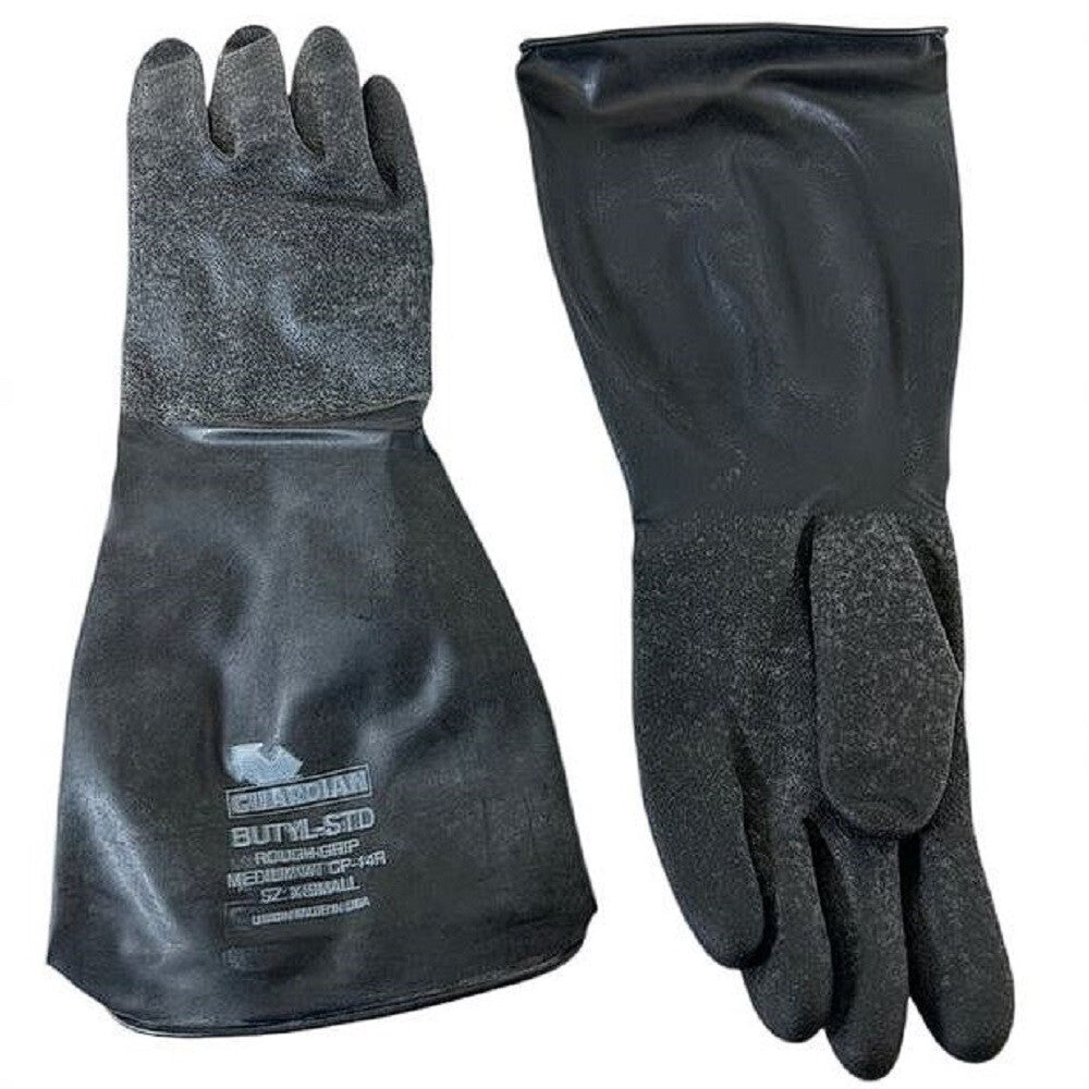 Guardian CP14R14 14" Size Extra Small Butyl Chemical-Resistant Gloves -0