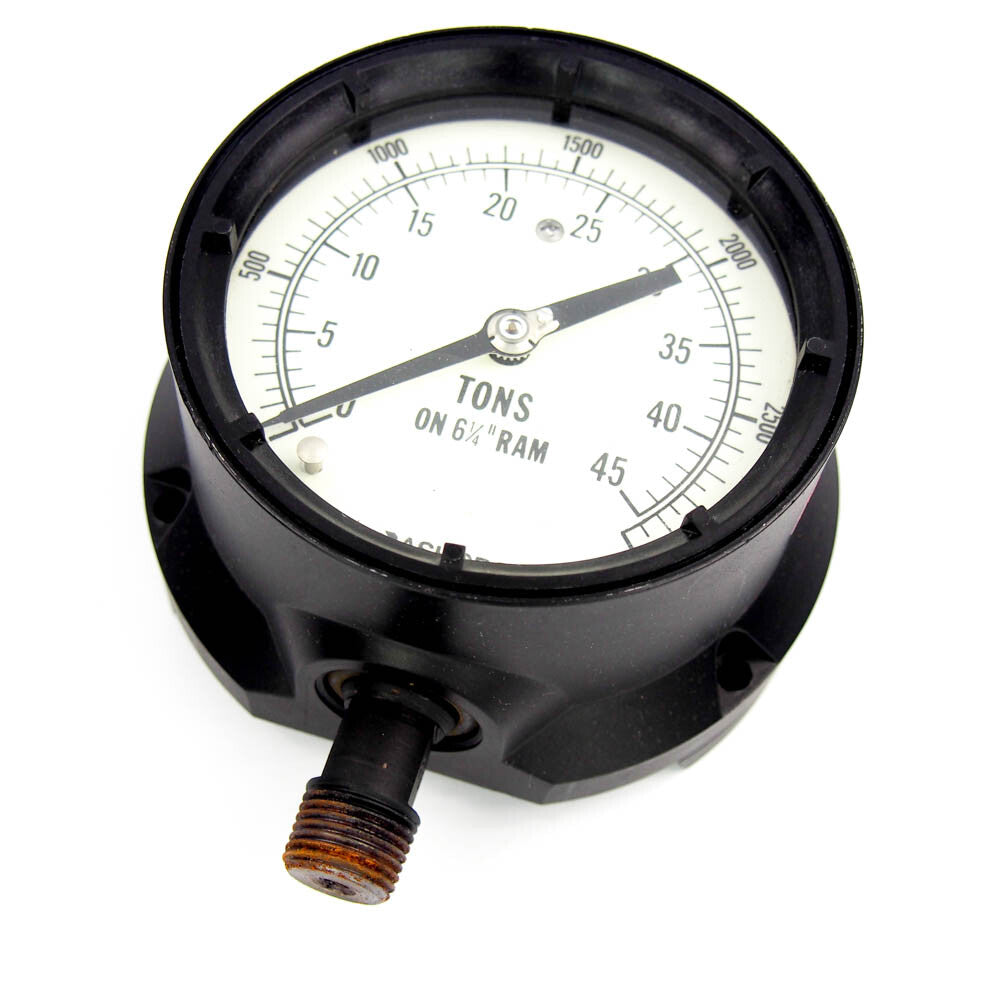 Ashcroft Duragauge Solid Front Pressure Gauge 4-1/2" 3000 PSI 1/2" NPT Lower -0