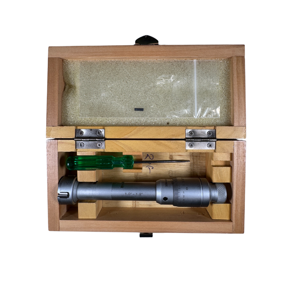 SPI 10-732-6 1" to 1.2" Range 0.0002" Graduation SC Mechanical Hole Micrometer0