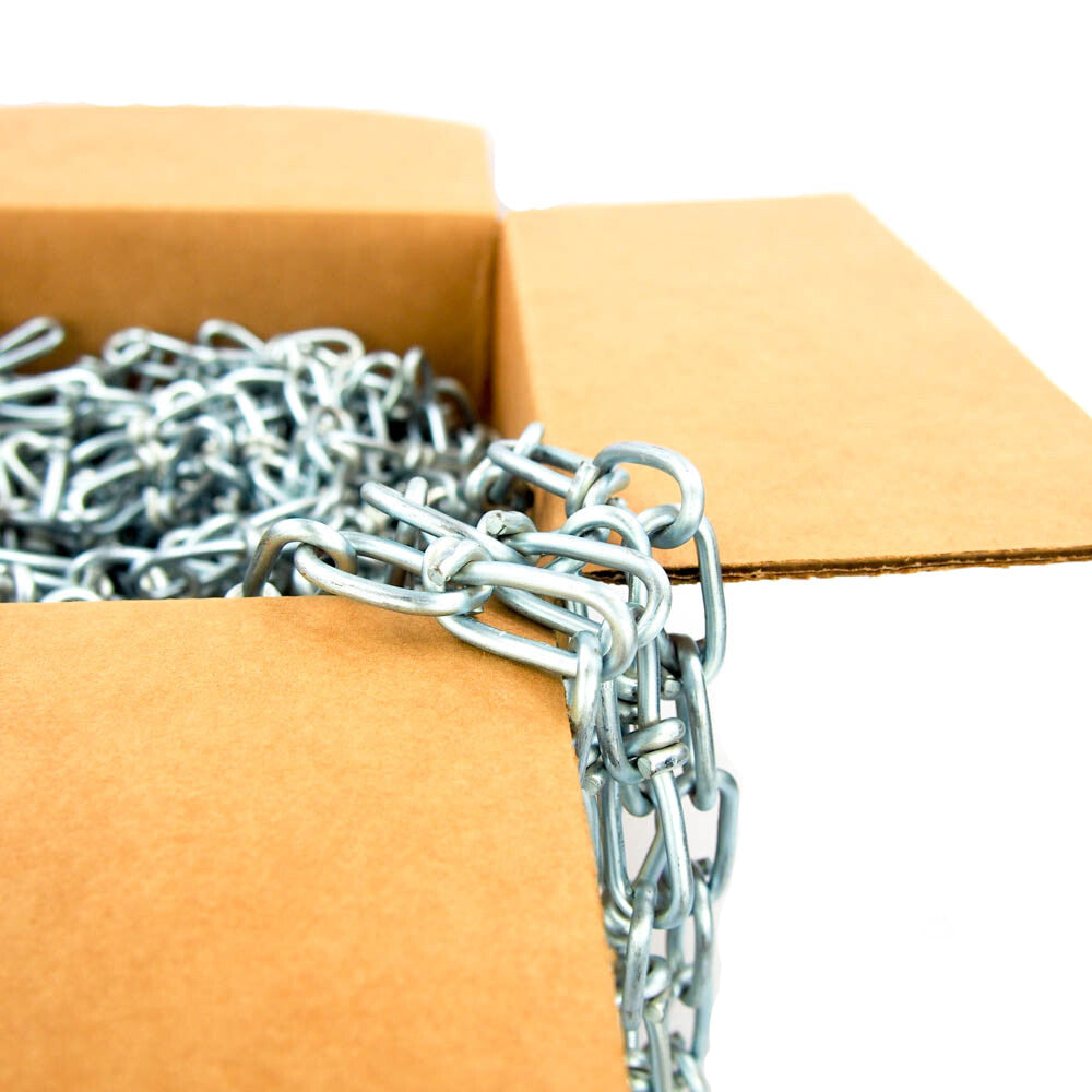 100-Ft Twin Loop Chain Weldless 4/0 Chain Size 365 lb.  Peerless 7014032 1