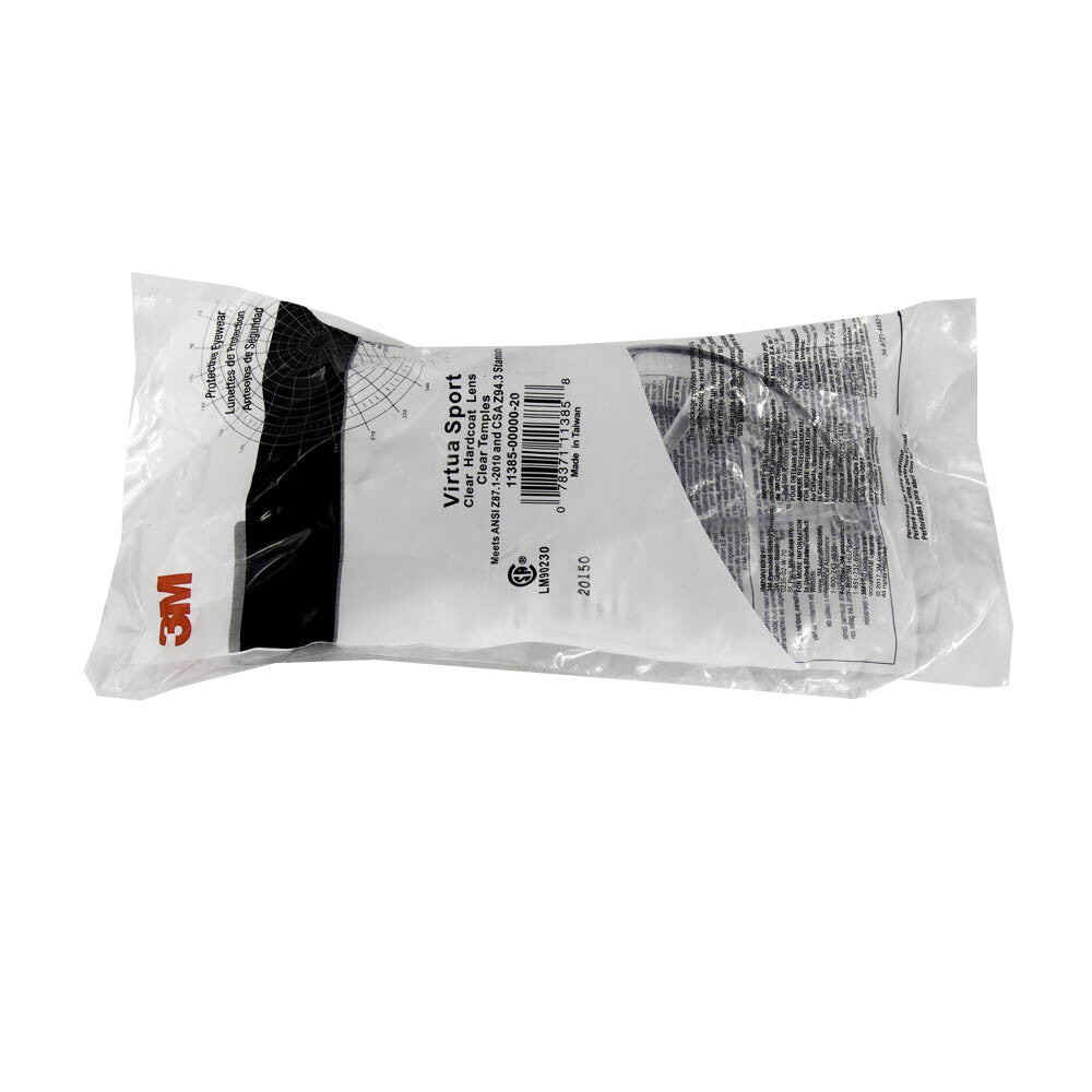 3M 11385-00000-20 Unisex Frameless Wraparound Safety Glasses (M)1