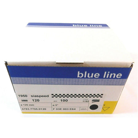 Sia Abrasives 6783.7705.0120 5" 120 Grit Hook & Loop Disc (100 Discs)3