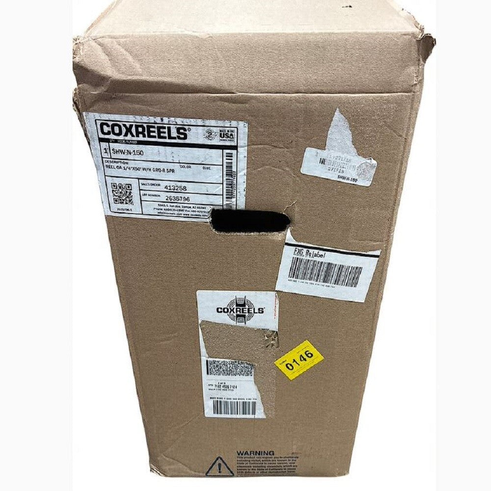 Coxreels SHW-N-150 1/4" x 50' 200 PSI Spring Return Welding Hose Reel -4