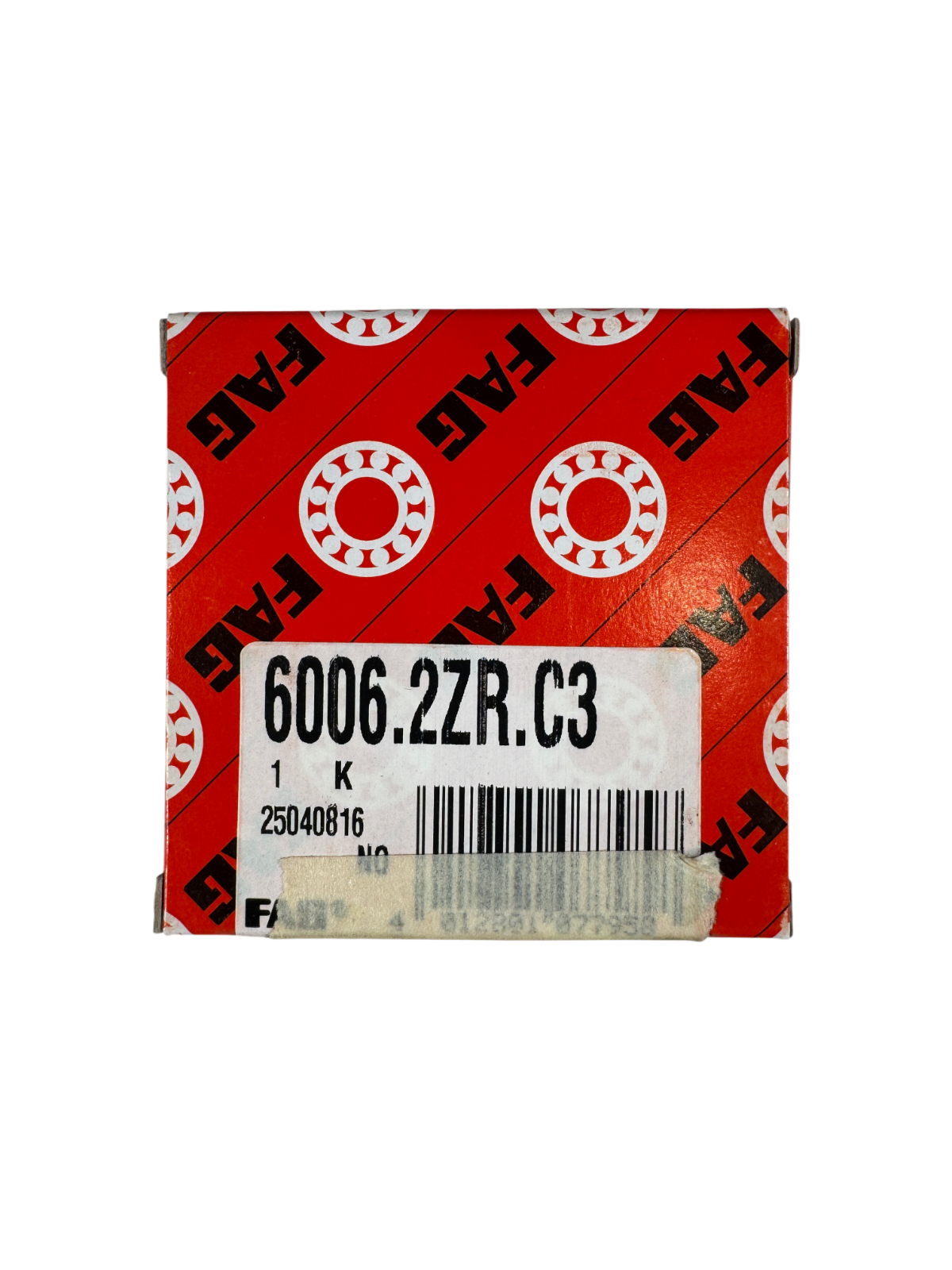 FAG 6006.2ZR.C3 30 mm ID x 55 mm OD x 13mm W Deep Groove Ball Bearing (Lot of 2)1