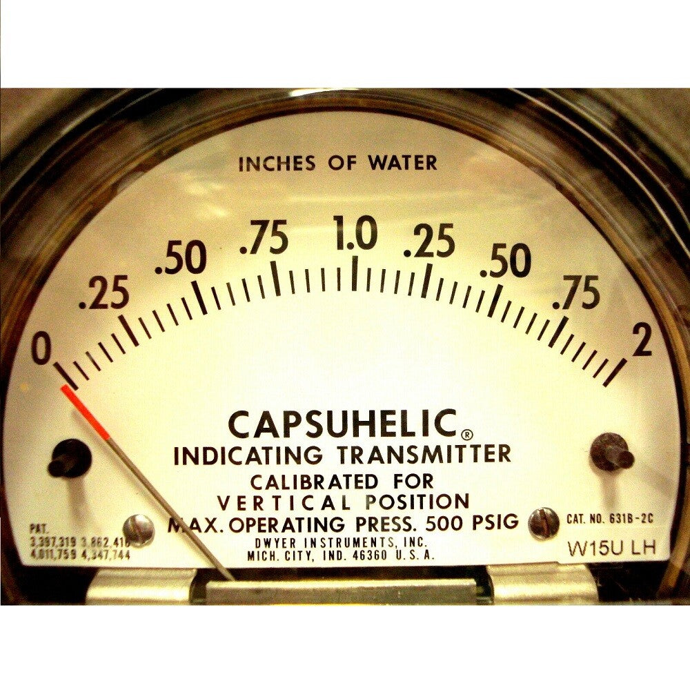 Dwyer 631B-2 10-35V 0.05" wc Wet/Wet Differential Pressure Transmitter -1
