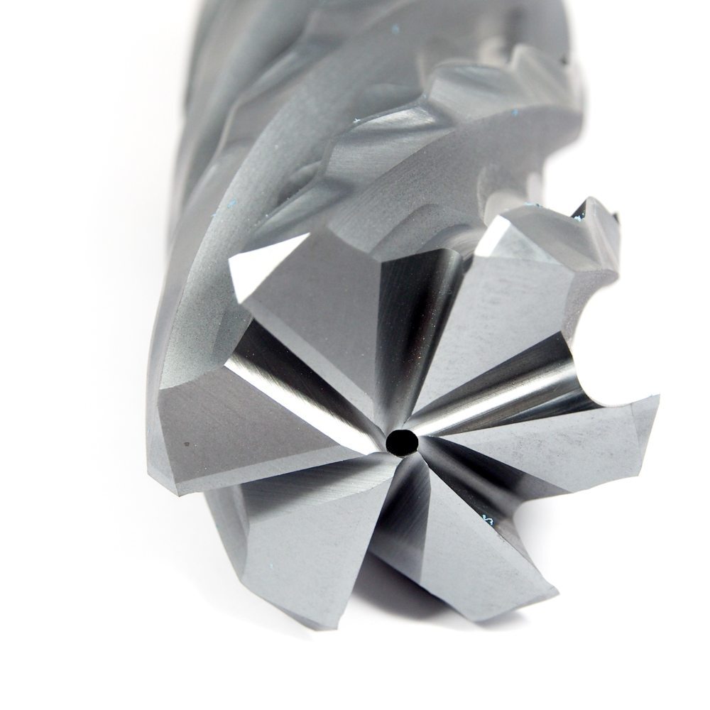 NIAGARA Coolant-Through Cobalt Roughing and Finishing End Mill 2" 6FL ALCRN 0...2