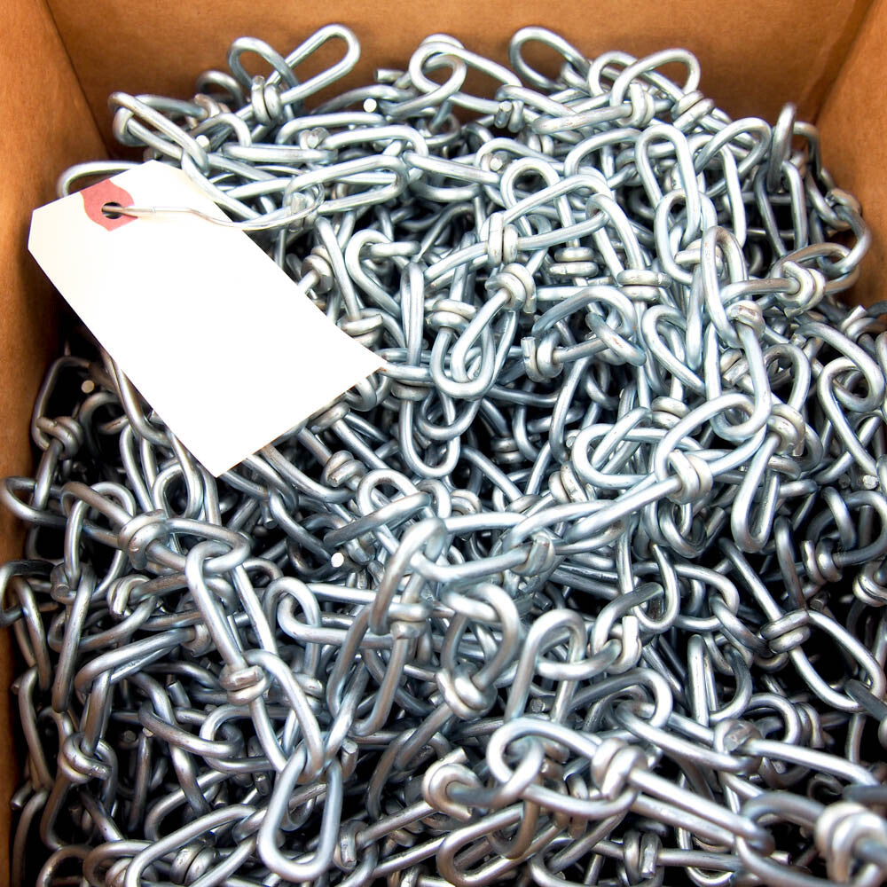 100-Ft Twin Loop Chain Weldless 4/0 Chain Size 365 lb.  Peerless 7014032 2