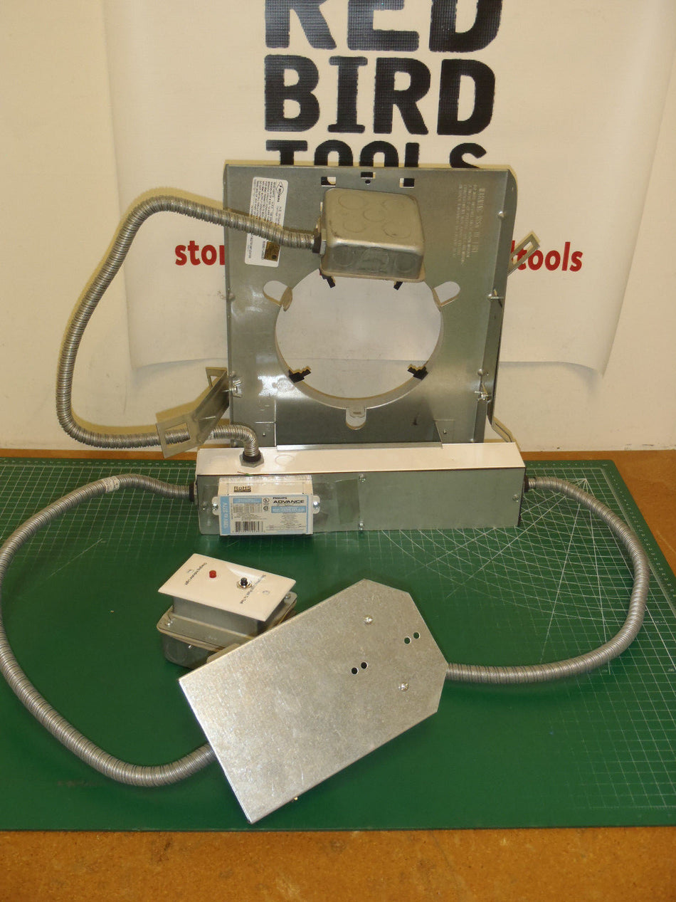 H.E. Williams Recessed Fixture Phillips Bodine Emergency Ballast B94G -0