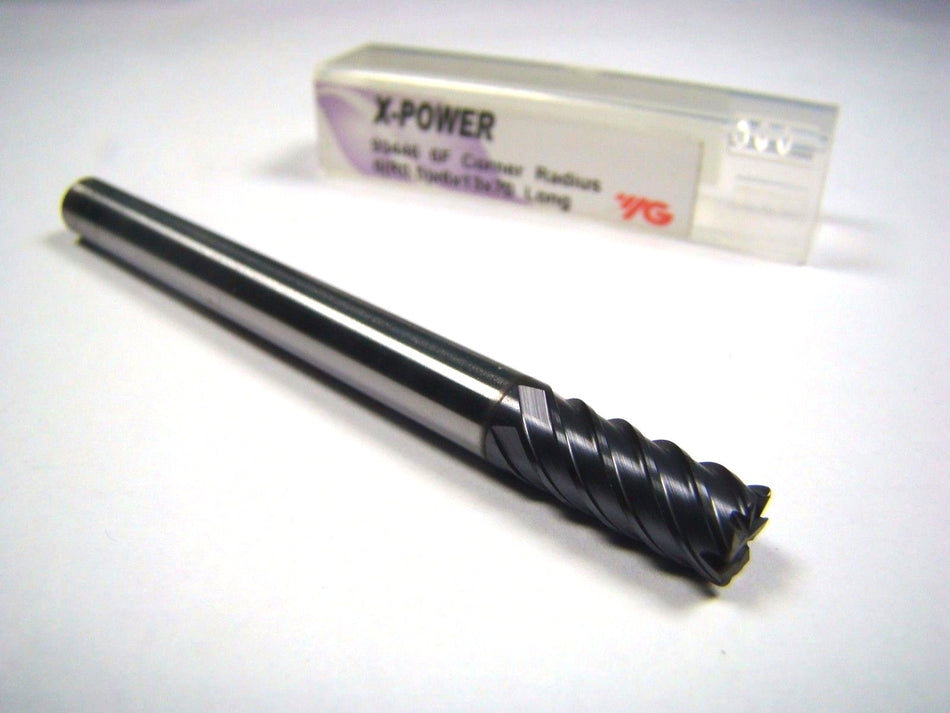 YG1 Carbide Corner Radius End Mill 6mm 6FL 0.5mm Radius 934460