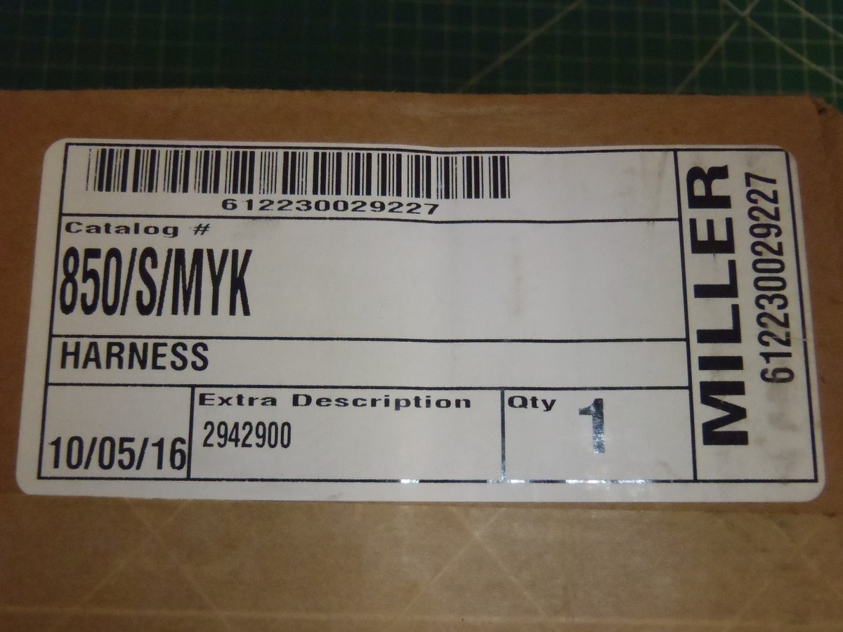 Miller 850/S/MYK Non Stretch Friction Buckel Shoulder Harness -1