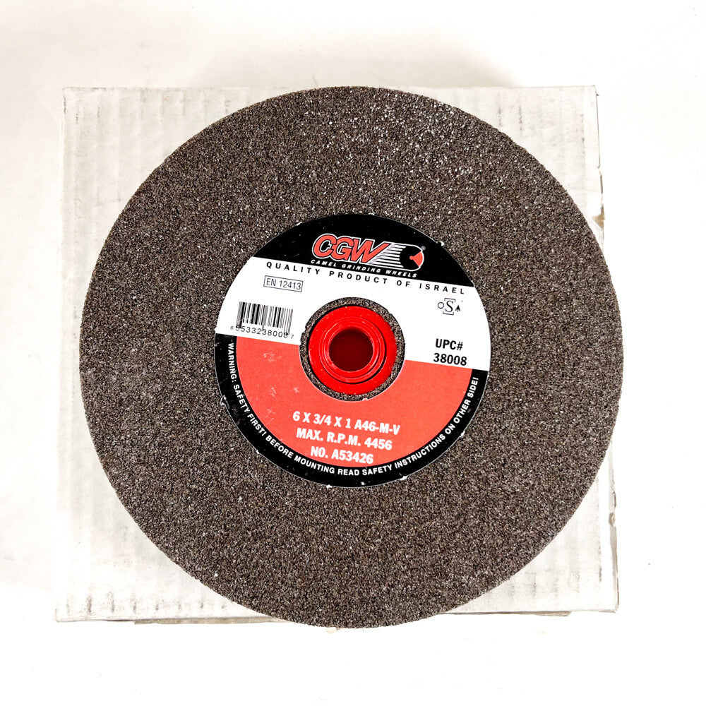 Camel Grinding Wheels 38008 6" x 3/4" x 1" Grind Wheel -0