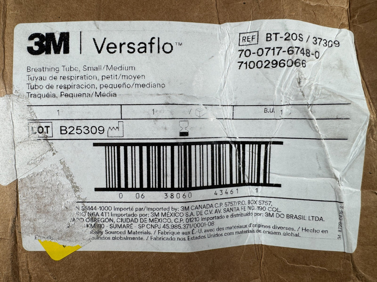 3M BT-20S 28" L Size Small/Medium Short Lightweight Polyurethane Breathing Tube1