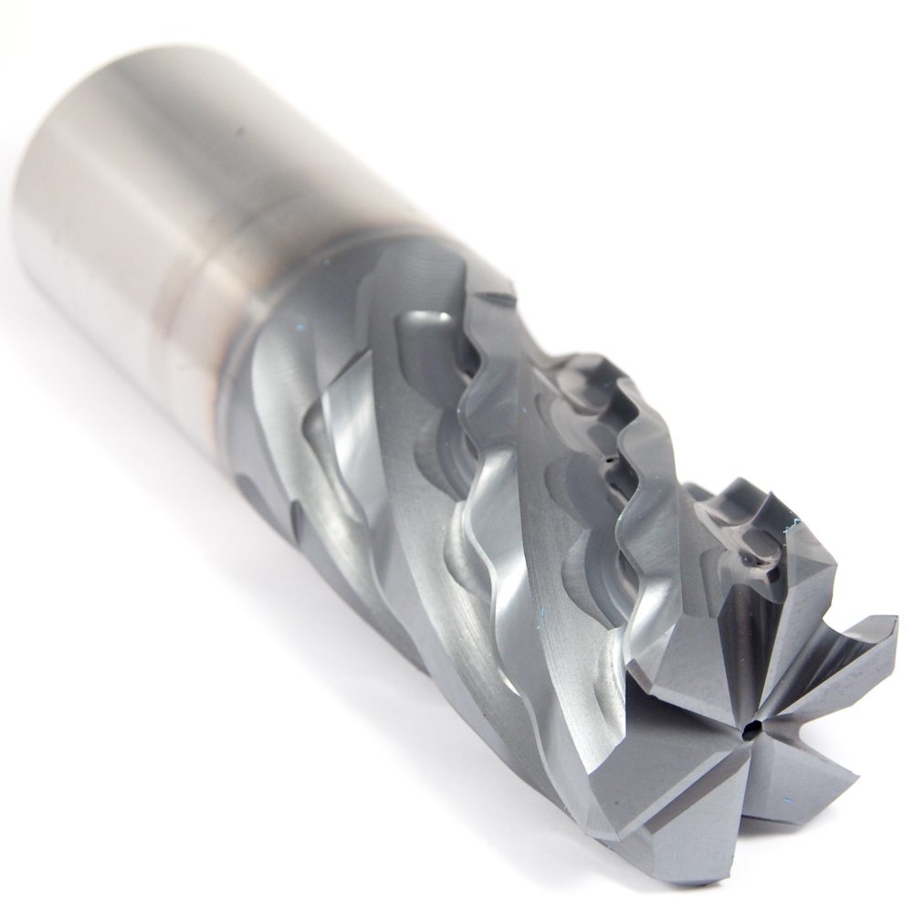 NIAGARA Coolant-Through Cobalt Roughing and Finishing End Mill 2" 6FL ALCRN 0...0