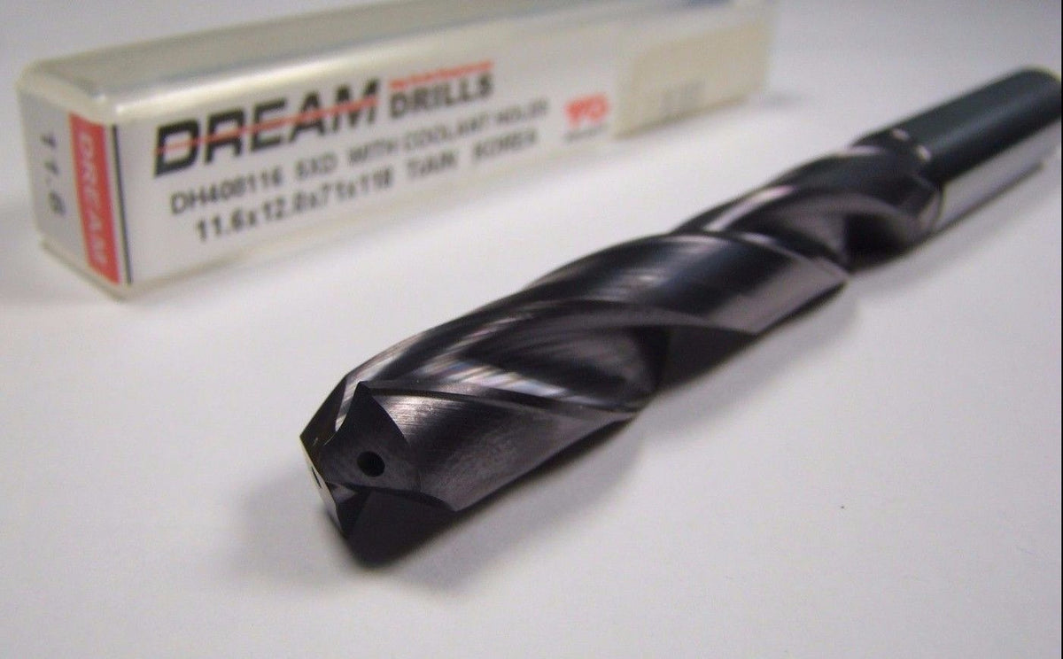 YG1 Carbide Coolant Dream Drill 11.6mm 5xD 12mm x 71mm x 118mm1
