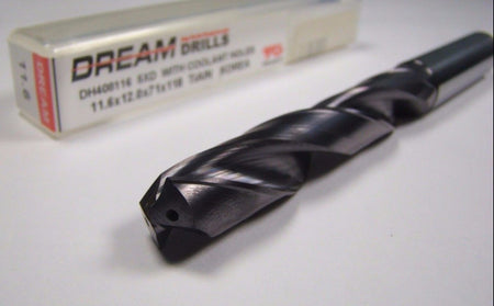 YG1 Carbide Coolant Dream Drill 11.6mm 5xD 12mm x 71mm x 118mm1