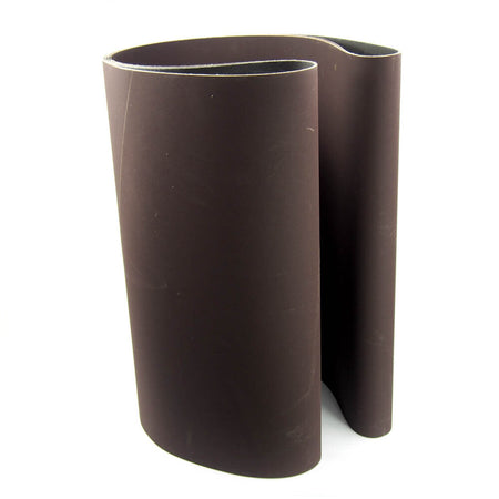 Deerfos XA911 24" Wide x 84" Long Coated 320 Grit Sanding Belt (5-Pack) -0
