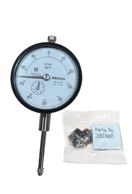 Mitutoyo 2416A 1" Max 0.002" Accuracy 0-100 Reading Lug Back Dial Drop Indicator0