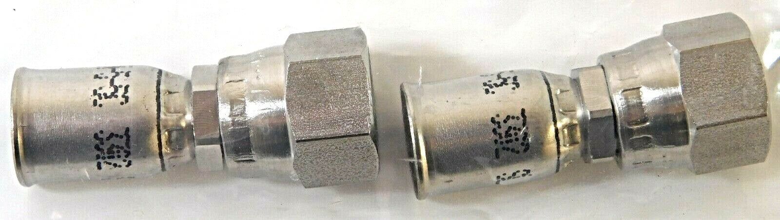 Parker 10691N-5-5C Female JIC 37° Swivel Fittings SS (2 Pack) -0