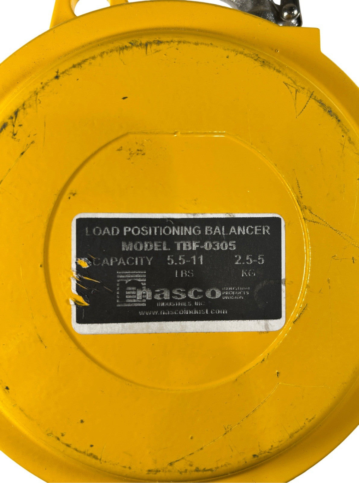 Nasco TBF-0305 11 lb Max Load 6' Cable L Steel Aluminum Housing Tool Balancer1