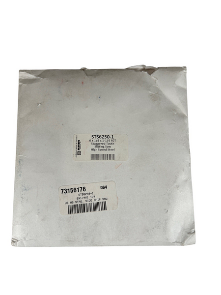 Moon STS6250-1 6" Dia x 1/4" Thickness x 1-1/4" Hole 40 Teeth HSS Side Chip Saw2
