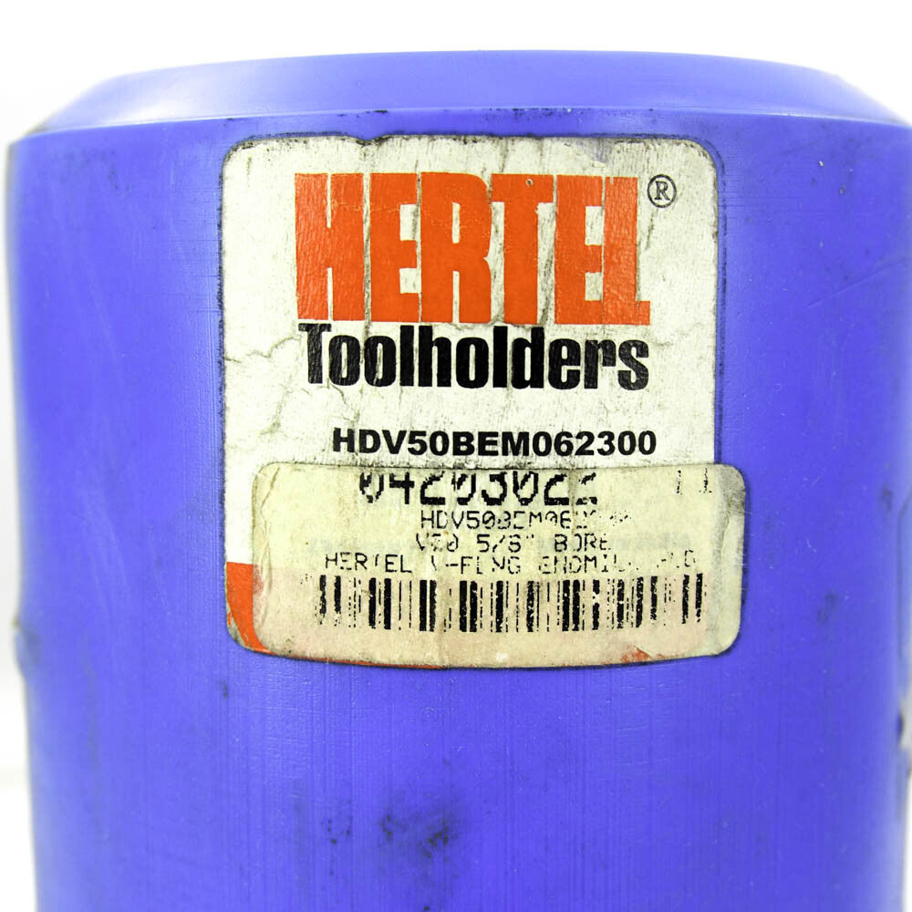 Hertel HDV50BEM062300 V50 V-Flange End Mill Holder 5/8" Bore -2