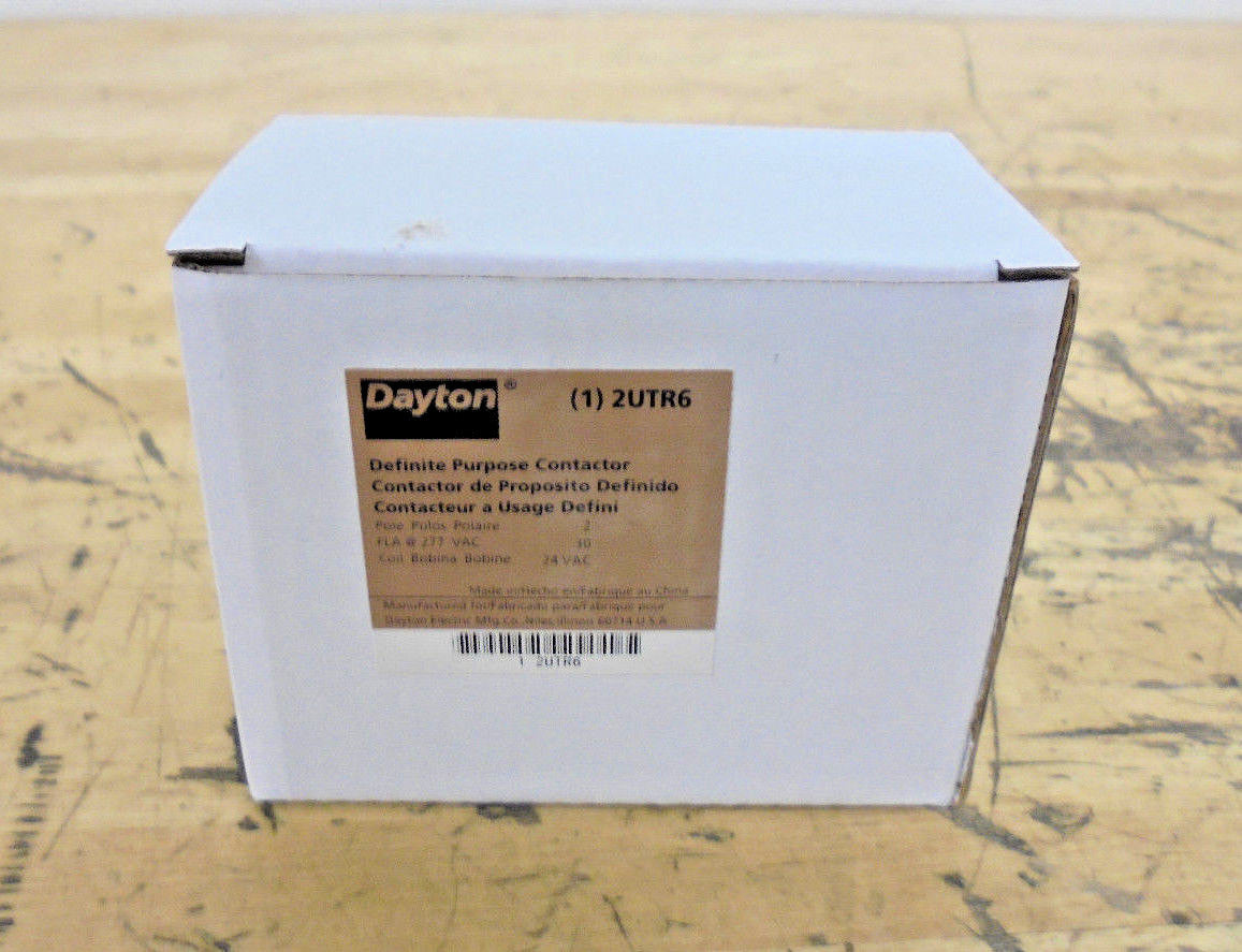 Dayton Reversing Definite Purpose Contactor - 2 Pole 24VAC 2UTR6 -1