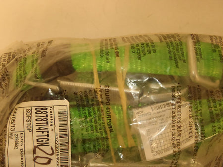 Miller 8878T/4FTGN Lanyard 4 ft Two Legs Locking Hasp Hook 310 lb Capacity -4