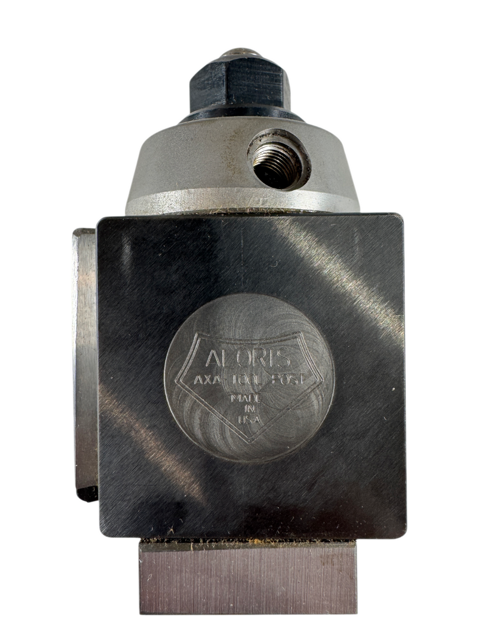 Aloris AXA 3-7/8" Ht x 12" & Under Lathe Swing Wedge Type Quick Change Tool Post0