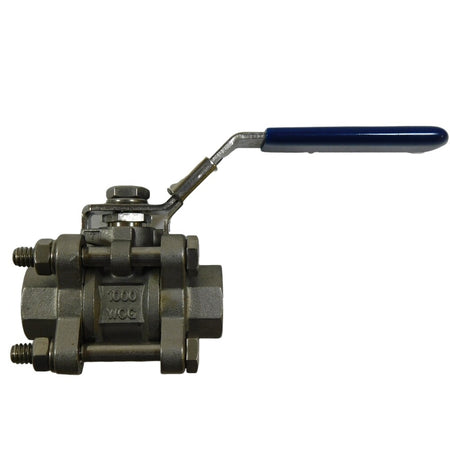 Nibco T595S6R66LL 3/8" 3-Piece Stainless Steel Ball Valve -3