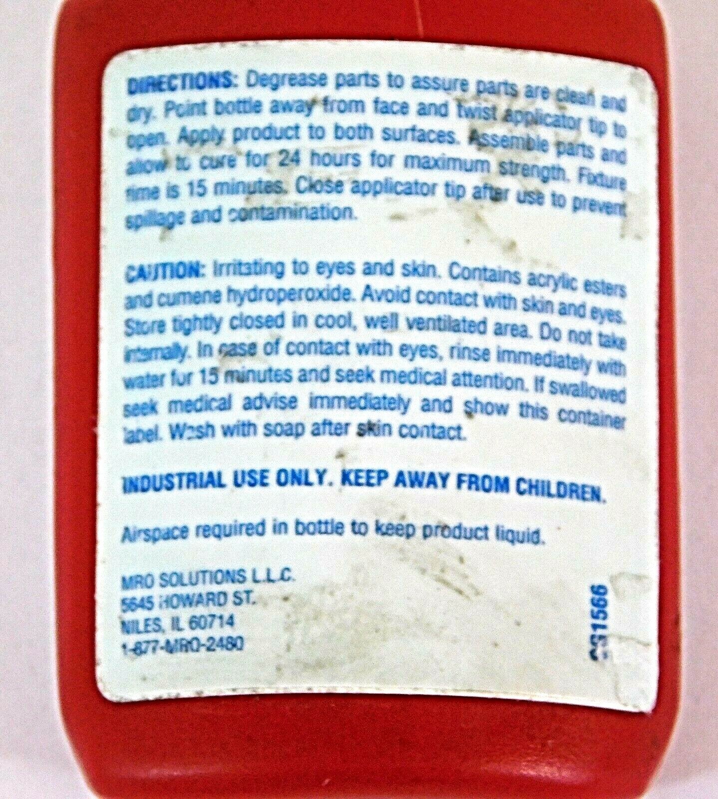 MRO Solution 22 40204 High Viscosity Green Retaining Compound 10 mL Bottle -2