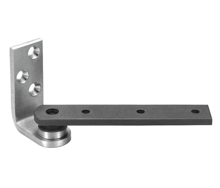 Rixson 178-4AXXH Glass Door Pivot Hinge, Brass, 180°, Center Hung -0