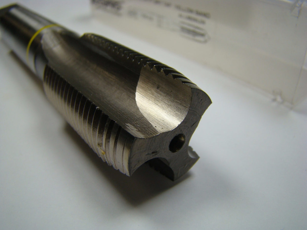 Plug Spiral Point Tap 7/8-14 2B 3FL HSS-E UNF 4-11/16" Yellow Band1