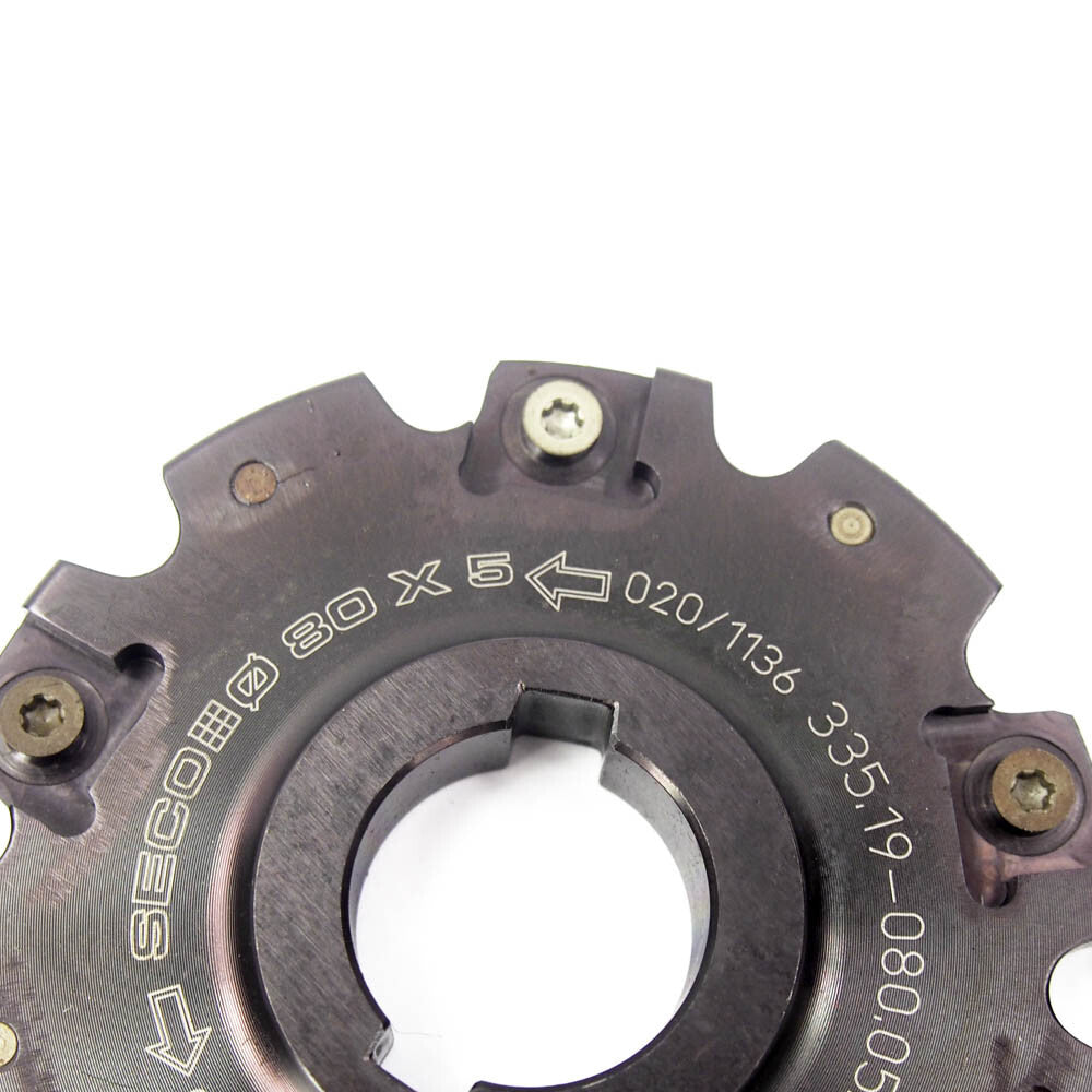 Seco 31024 Indexable Slotting Cutter 80mm 5-Teeth 10-Ins 335.19-080.05-22-51