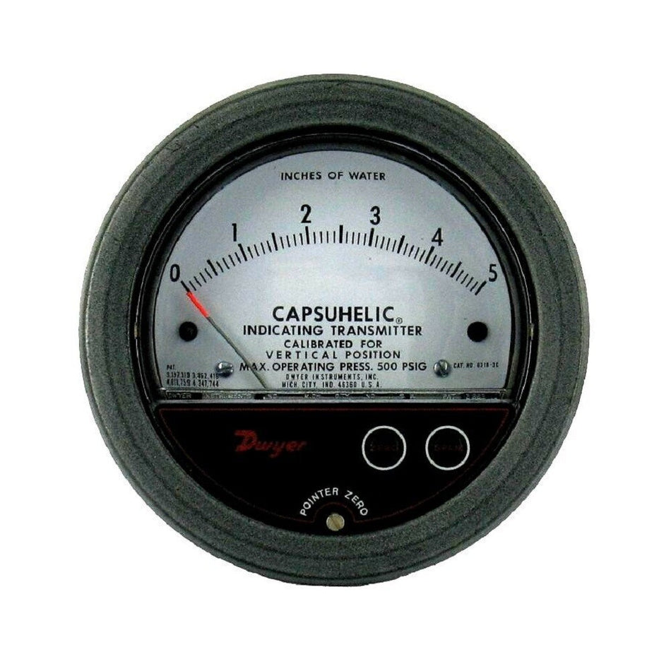 Dwyer 631B-2 10-35V 0.05" wc Wet/Wet Differential Pressure Transmitter -0