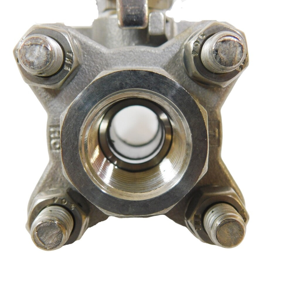 Nibco T595S6R66LL 3/8" 3-Piece Stainless Steel Ball Valve -2