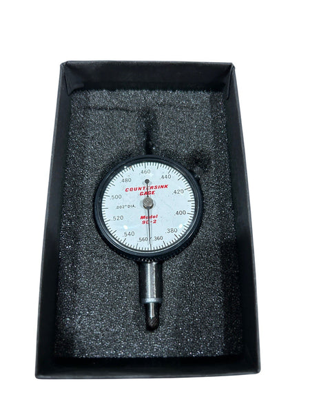 Barcor 90-2 0.360" to 0.560" Range 0.002" Graduation 90° Angle Countersink Gage1