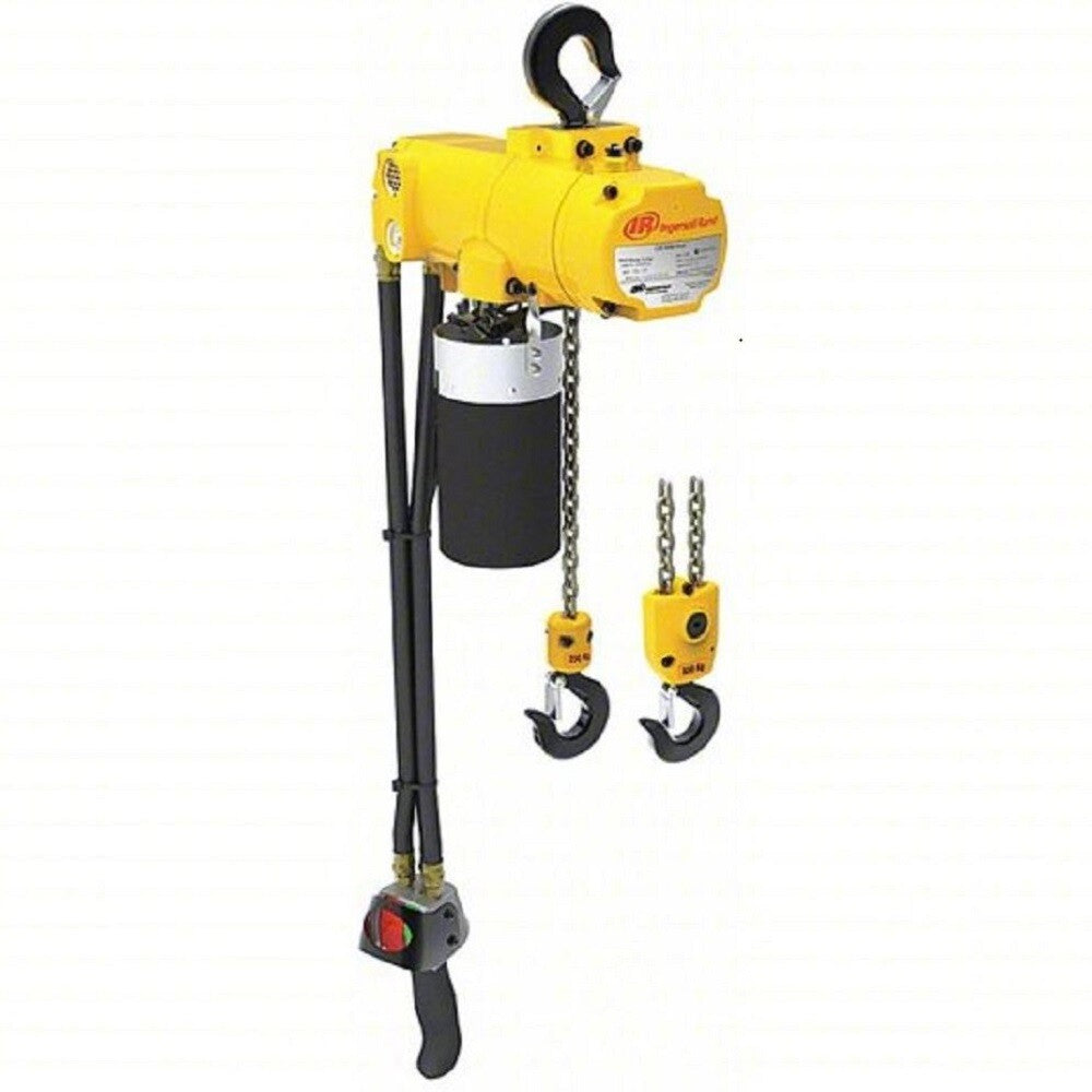 Ingersoll Rand CL250K-2C10-C6U 10 ft 550 Lb Capacity Yellow Air Chain Hoist -1