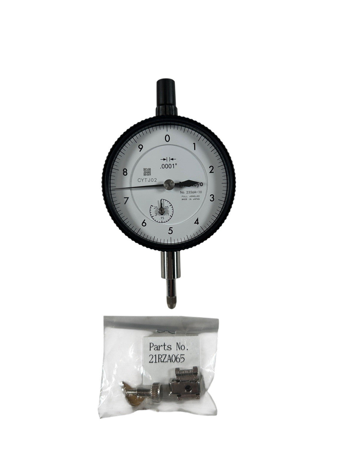 Mitutoyo 2356A-10 0.2500" Max 0.0001" Accuracy 0-10 Reading Dial Drop Indicator0