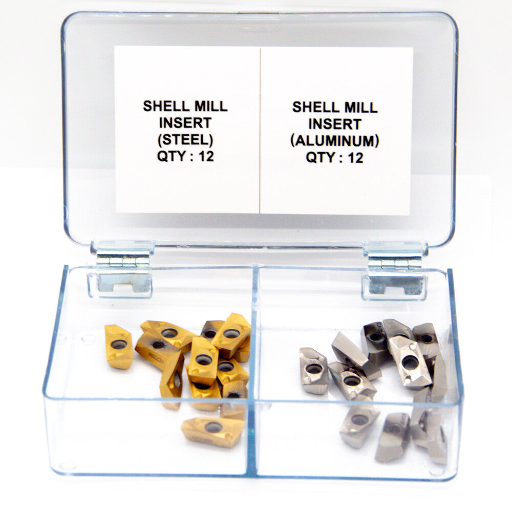 11B5190816 Shell Mill Inserts & Case KC725M (12 Pcs) / KC410M (12 Pcs)0