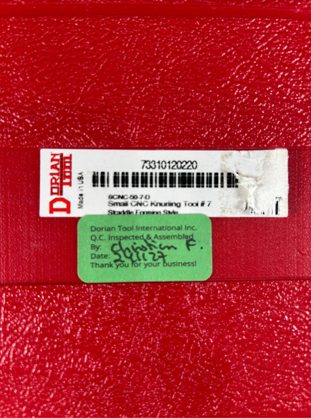 Dorian SCNC-50-7-D 1/2" Shank Size x 3/4" W Straddle Forming Modular Cut Knurler4