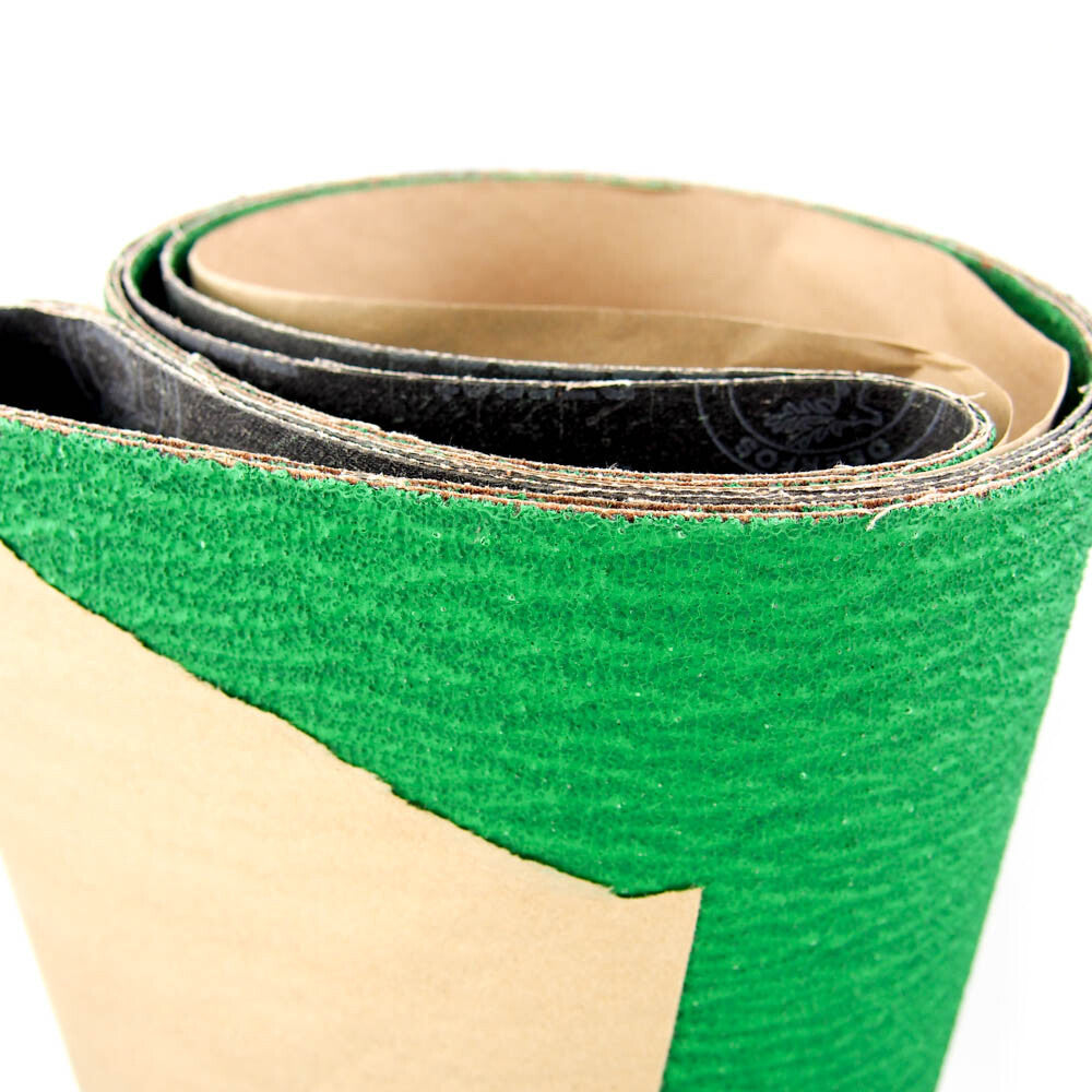 Deerfos PZ528 24" Wide x 84" Long Coated 24 Grit Sanding Belt (2-Pack) -1