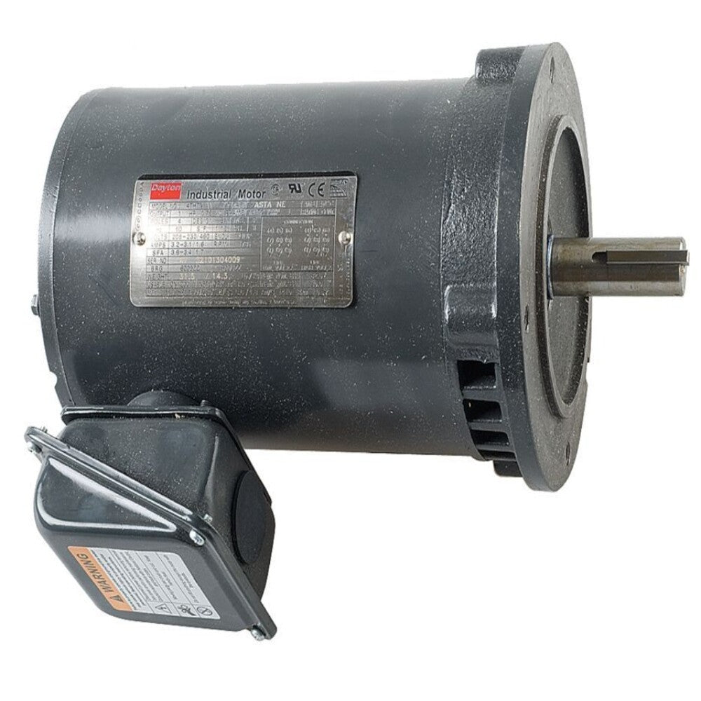 Dayton 11W330 General Purpose Motor 1/4HP 208-230/460V 3-Phase 56C 3460 RPM -1